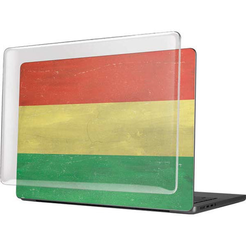 Bolivia Flag Distressed MacBook Pro 14in (2021-24) Case plus Skin