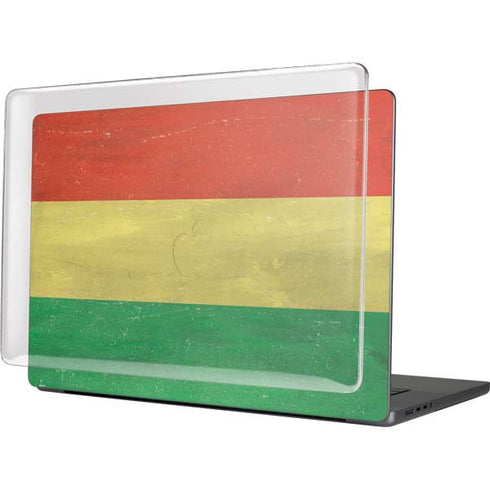 Bolivia Flag Distressed MacBook Cases