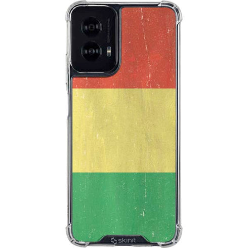Bolivia Flag Distressed Moto G Power 5G (2024) Clear Case