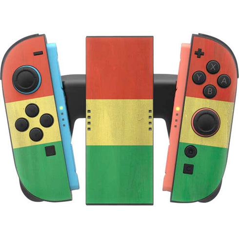 Bolivia Flag Distressed Nintendo Switch 2 (2025) Joy-Con Controller Skin