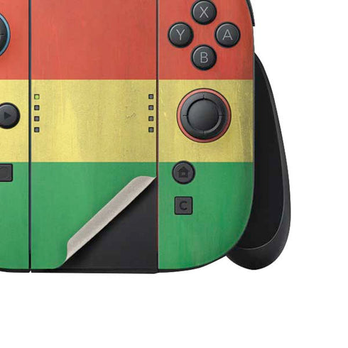 Bolivia Flag Distressed Nintendo Switch 2 (2025) Joy-Con Controller Skin