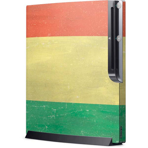Bolivia Flag Distressed Playstation 3 & PS3 Slim Skin