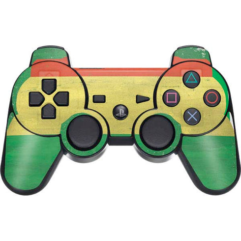 Bolivia Flag Distressed PS3 Dual Shock wireless controller Skin