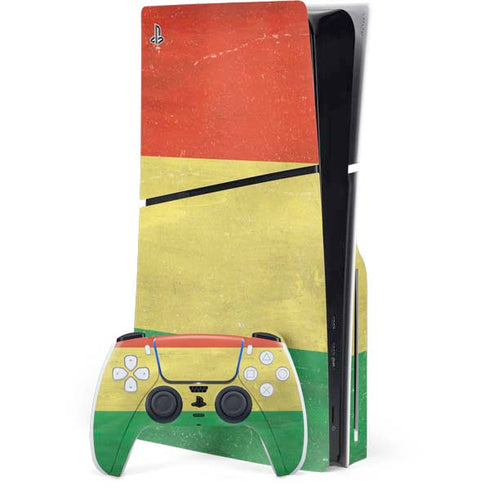 Bolivia Flag Distressed PlayStation PS5 Skins