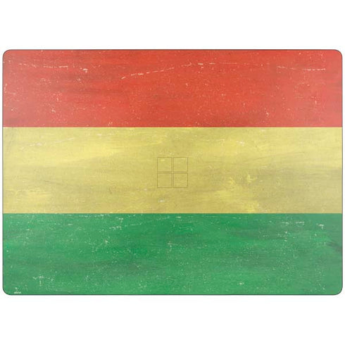 Bolivia Flag Distressed Surface Laptop 7 13.8in Skin