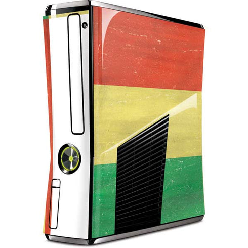Bolivia Flag Distressed Xbox 360 Slim (2010) Skin