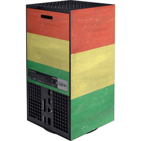 Bolivia Flag Distressed Xbox Series X Bundle Skin