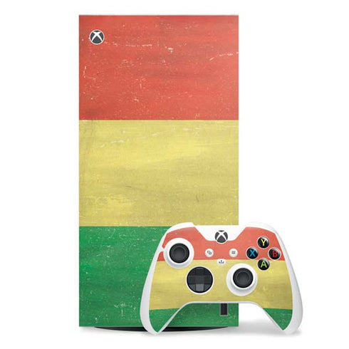 Bolivia Flag Distressed Xbox Series X Skins