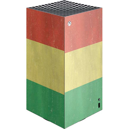 Bolivia Flag Distressed XBox Series X Digital Edition Console Skin