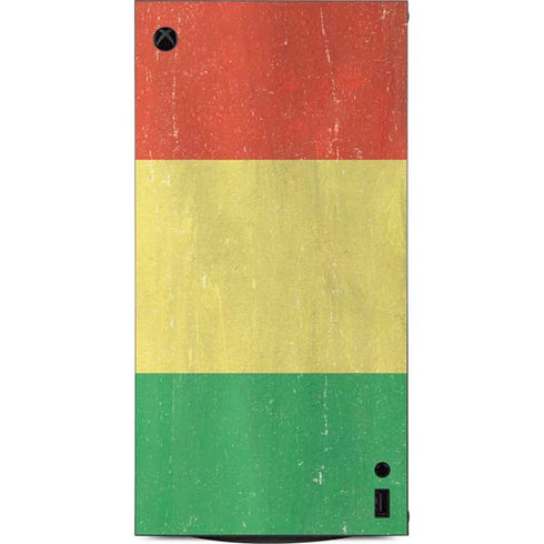 Bolivia Flag Distressed XBox Series X Digital Edition Console Skin