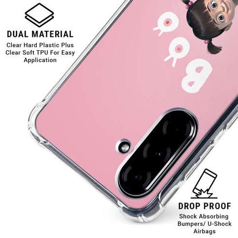 Disney Monsters Inc. Boo Portrait Galaxy A36 5G Clear Case