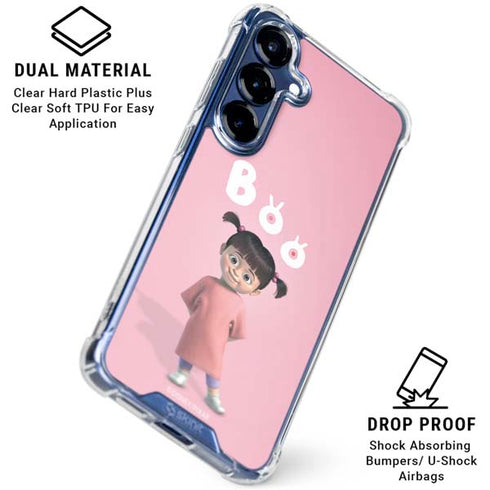 Disney Monsters Inc. Boo Portrait Galaxy S25 Plus Clear Case