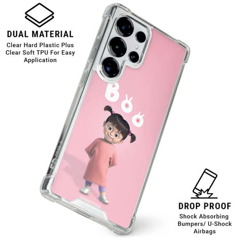 Disney Monsters Inc. Boo Portrait Galaxy S25 Ultra Clear Case
