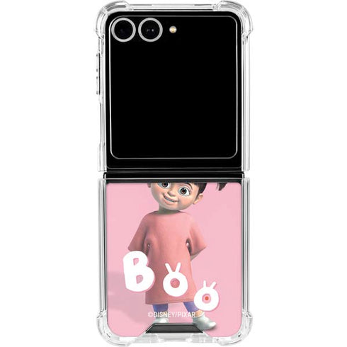 Disney Monsters Inc. Boo Portrait Galaxy Z Flip7 Clear Case