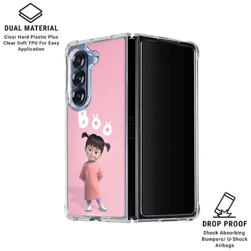 Disney Monsters Inc. Boo Portrait Galaxy Z Fold6 Clear Case