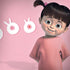 Disney Monsters Inc. Boo Portrait Dell Latitude Skin