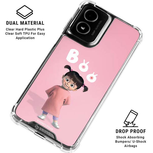Disney Monsters Inc. Boo Portrait Moto G Power 5G (2024) Clear Case