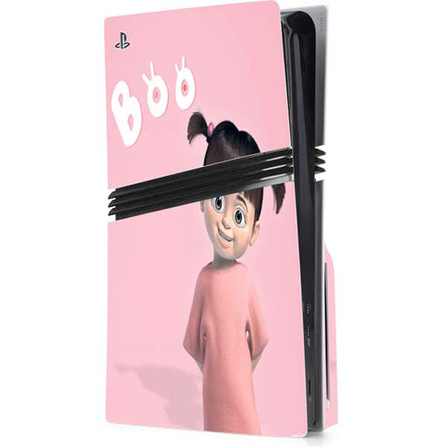 Disney Monsters Inc. Boo Portrait PS5 Pro Disk Console Skin