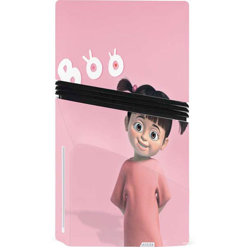 Disney Monsters Inc. Boo Portrait PS5 Pro Disk Console Skin