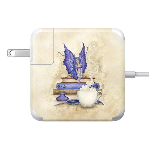 Bookworm Fairy by Amy Brown 85W Power Adapter (15 and 17 inch MacBook Pro Charger) Skin