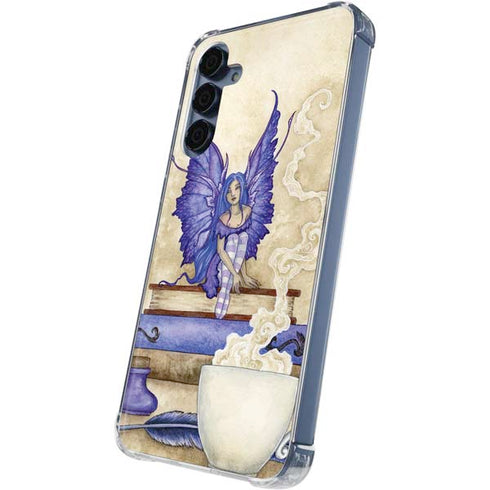 Bookworm Fairy by Amy Brown Galaxy A35 5G Clear Case