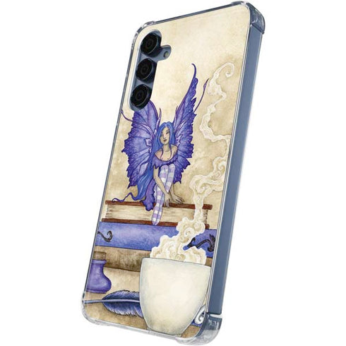 Bookworm Fairy by Amy Brown Galaxy A55 5G Clear Case