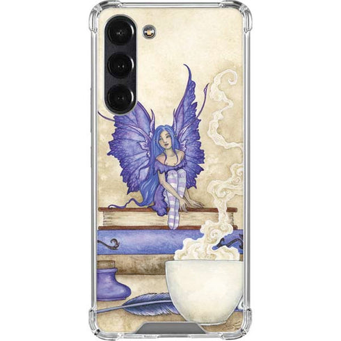 Bookworm Fairy by Amy Brown Galaxy S24 FE Clear Case