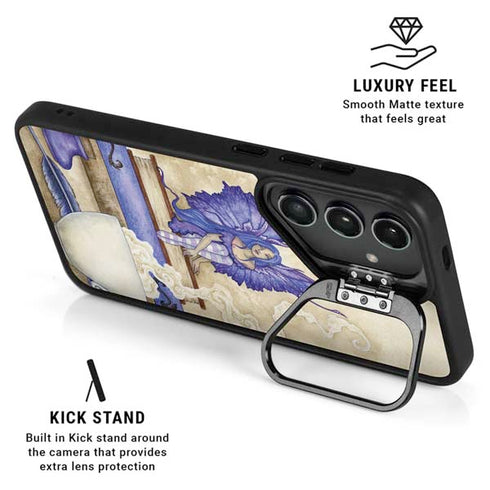 Bookworm Fairy by Amy Brown Galaxy S25 Kickstand Case