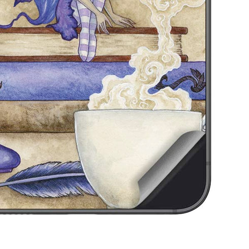 Bookworm Fairy by Amy Brown Galaxy S24 Plus Skin