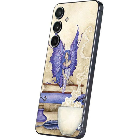 Bookworm Fairy by Amy Brown Galaxy S25 Skin