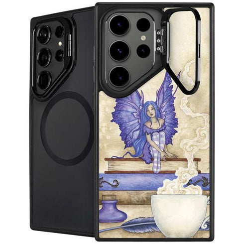 Bookworm Fairy by Amy Brown Galaxy Cases