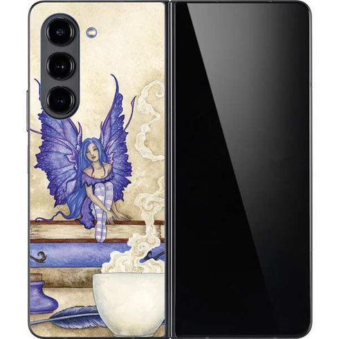 Bookworm Fairy by Amy Brown Galaxy Z Fold5 5G Skin