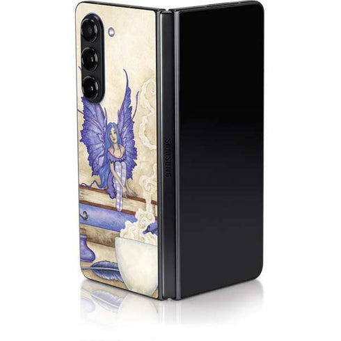 Bookworm Fairy by Amy Brown Galaxy Z Fold5 5G Skin