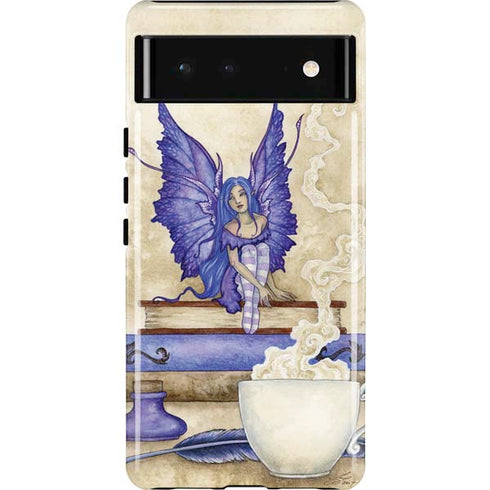 Bookworm Fairy by Amy Brown Pixel Cases