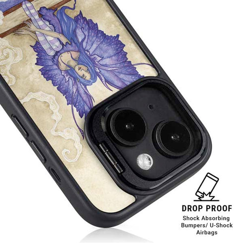 Bookworm Fairy by Amy Brown iPhone 15 Plus Kickstand Case