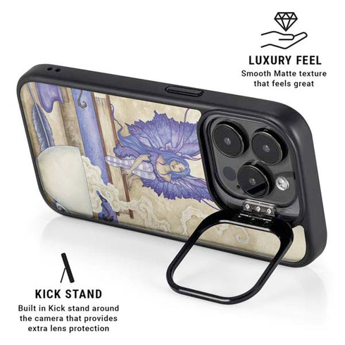 Bookworm Fairy by Amy Brown iPhone 15 Pro Kickstand Case