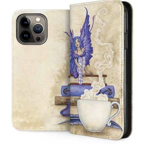 Bookworm Fairy by Amy Brown iPhone 15 Pro Max Folio Case