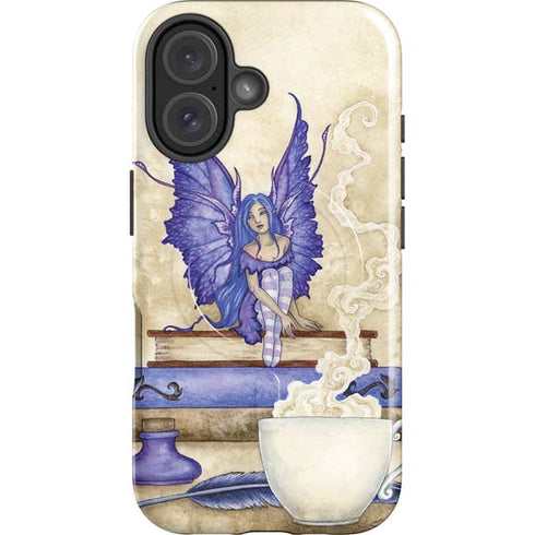 Bookworm Fairy by Amy Brown iPhone 16 Magsafe Impact Case