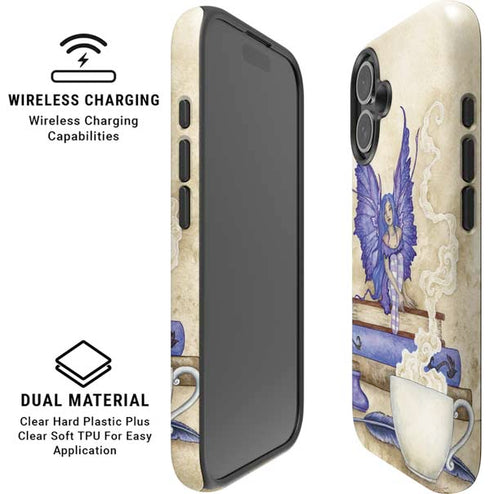 Bookworm Fairy by Amy Brown iPhone 16 Magsafe Impact Case