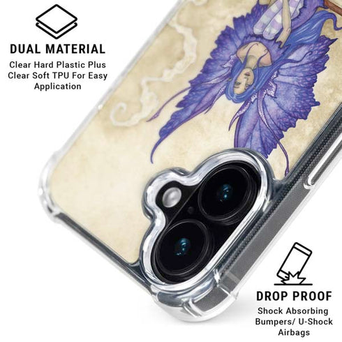 Bookworm Fairy by Amy Brown iPhone 16 Plus Clear Case