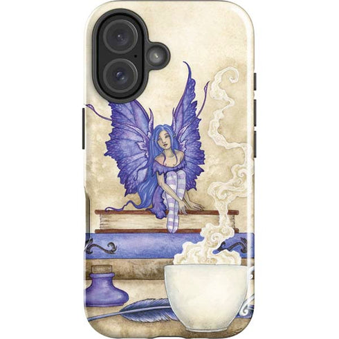 Bookworm Fairy by Amy Brown iPhone 16 Plus Impact Case