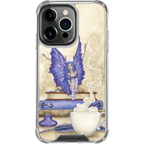 Bookworm Fairy by Amy Brown iPhone 16 Pro Clear Case