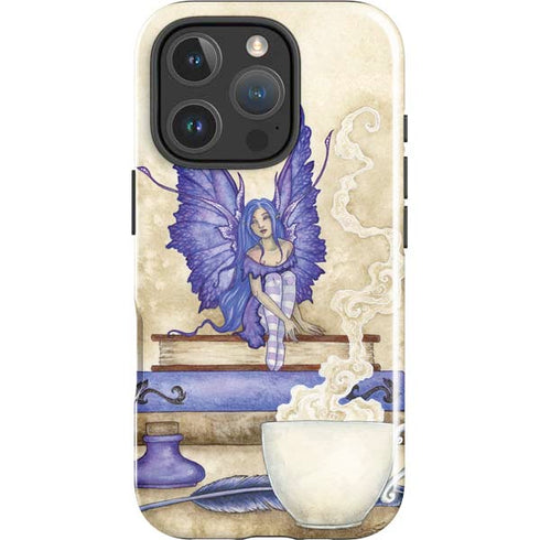 Bookworm Fairy by Amy Brown iPhone 16 Pro Impact Case