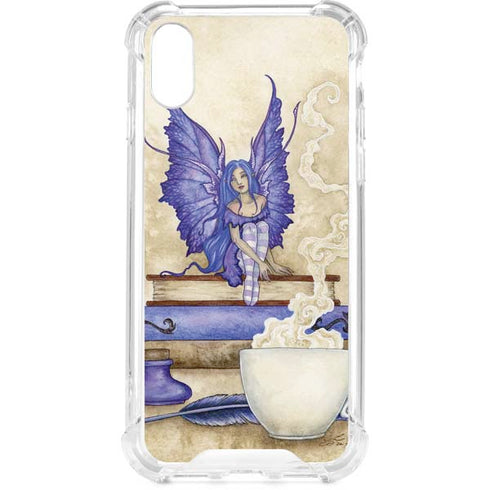 Bookworm Fairy by Amy Brown iPhone XS Clear Case