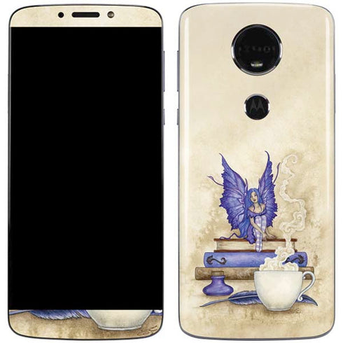 Bookworm Fairy by Amy Brown Moto E5 Plus Skin