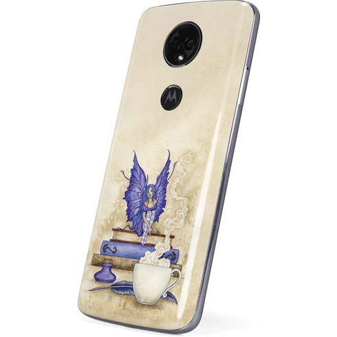 Bookworm Fairy by Amy Brown Moto E5 Plus Skin