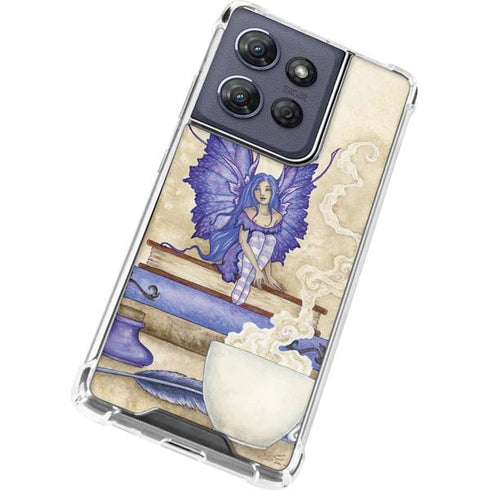 Bookworm Fairy by Amy Brown Moto G Stylus 5G (2025) Clear Case
