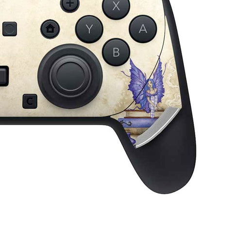 Bookworm Fairy by Amy Brown Nintendo Switch 2 (2025) Pro Controller Skin