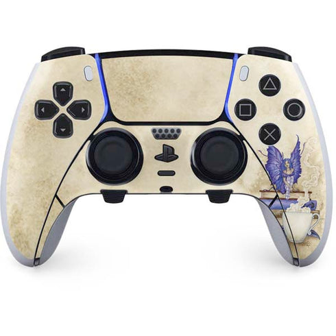 Amy Brown Bookworm Fairy PS5 DualSense Edge Pro Controller Skin