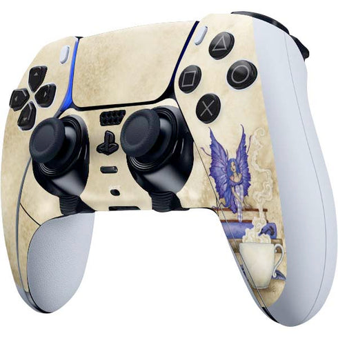 Amy Brown Bookworm Fairy PS5 DualSense Edge Pro Controller Skin